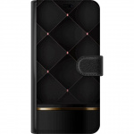Lompakkokotelo Motorola Edge 40 Neo-laitteelle, jossa on Ylellinen linja kuvio