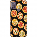 Kännykkäkuori Motorola Moto G10-laitteelle, jossa on Pizza kuvio