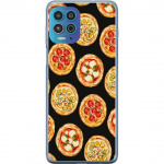 Kännykkäkuori Motorola Moto G100-laitteelle, jossa on Pizza kuvio