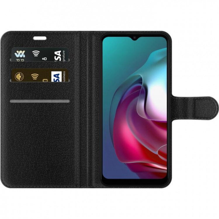 Lompakkokotelo Motorola Moto G30-laitteelle, jossa on Kissan kuviointi kuvio