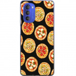 Kännykkäkuori Motorola Moto G51 5G-laitteelle, jossa on Pizza kuvio Kännykkäkuori Motorola Moto G51 5G-laitteelle, jossa on Pizza kuvio