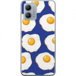 Kännykkäkuori Motorola Moto G53-laitteelle, jossa on Paistetut munat kuvio