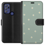 Lompakkokotelo Motorola Moto G60S-laitteelle, jossa on Papinkello kuvio