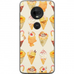 Kännykkäkuori Motorola Moto G7 -laitteelle, jossa on Lasinen kuvio