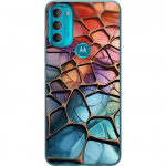 Kännykkäkuori Motorola Moto G71 5G-laitteelle, jossa on Metallikuviointi kuvio Kännykkäkuori Motorola Moto G71 5G-laitteelle, jossa on Metallikuviointi kuvio