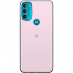 Kännykkäkuori Motorola Moto G71 5G-laitteelle, jossa on Sydän kuvio
