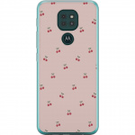 Kännykkäkuori Motorola Moto G9 Play-laitteelle, jossa on Kirsikka kuvio