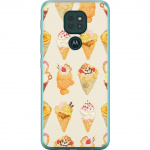 Kännykkäkuori Motorola Moto G9 Play-laitteelle, jossa on Lasinen kuvio