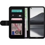 Lompakkokotelo Nokia 3.4-laitteelle, jossa on Tulinen silkki kuvio