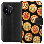 Lompakkokotelo OnePlus 11-laitteelle, jossa on Pizza kuvio