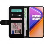 Lompakkokotelo OnePlus 7 Pro-laitteelle, jossa on 3D Kulta kuvio