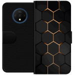 Lompakkokotelo OnePlus 7T-laitteelle, jossa on Ylellinen Kuvio kuvio