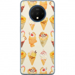 Kännykkäkuori OnePlus 7T-laitteelle, jossa on Lasinen kuvio