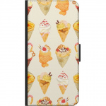 Lompakkokotelo OnePlus 7T Pro-laitteelle, jossa on Lasinen kuvio