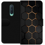 Lompakkokotelo OnePlus 8-laitteelle, jossa on Ylellinen Kuvio kuvio