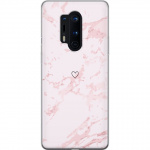Kännykkäkuori OnePlus 8 Pro-laitteelle, jossa on Roosa Sydän kuvio