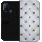 Lompakkokotelo OnePlus Nord N100-laitteelle, jossa on Ylellistä kuvio