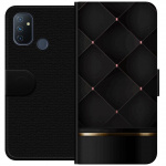 Lompakkokotelo OnePlus Nord N100-laitteelle, jossa on Ylellinen linja kuvio