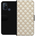 Lompakkokotelo OnePlus Nord N100-laitteelle, jossa on Kultakiilto kuvio