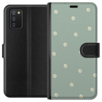 Lompakkokotelo Samsung Galaxy A02s-laitteelle, jossa on Papinkello kuvio