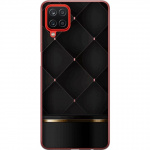 Kännykkäkuori Samsung Galaxy A12-laitteelle, jossa on Ylellinen linja kuvio