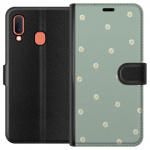 Lompakkokotelo Samsung Galaxy A20e-laitteelle, jossa on Papinkello kuvio