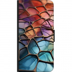 Lompakkokotelo Samsung Galaxy A20s-laitteelle, jossa on Metallikuviointi kuvio