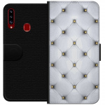 Lompakkokotelo Samsung Galaxy A20s-laitteelle, jossa on Ylellistä kuvio