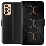 Lompakkokotelo Samsung Galaxy A23-laitteelle, jossa on Ylellinen Kuvio kuvio