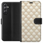 Lompakkokotelo Samsung Galaxy A24 4G-laitteelle, jossa on Kultakiilto kuvio