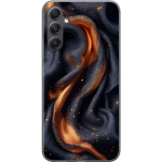 Kännykkäkuori Samsung Galaxy A24 4G-laitteelle, jossa on Tulinen silkki kuvio