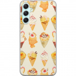 Kännykkäkuori Samsung Galaxy A34-laitteelle, jossa on Lasinen kuvio