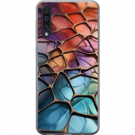 Kännykkäkuori Samsung Galaxy A50-laitteelle, jossa on Metallikuviointi kuvio