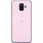 Kännykkäkuori Samsung Galaxy A6 (2018)-laitteelle, jossa on Sydän kuvio