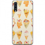 Kännykkäkuori Samsung Galaxy A70-laitteelle, jossa on Lasinen kuvio