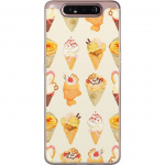 Kännykkäkuori Samsung Galaxy A80-laitteelle, jossa on Lasinen kuvio