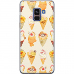 Kännykkäkuori Samsung Galaxy A8 (2018)-laitteelle, jossa on Lasinen kuvio