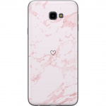 Kännykkäkuori Samsung Galaxy J4+-laitteelle, jossa on Roosa Sydän kuvio