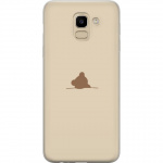 Kännykkäkuori Samsung Galaxy J6-laitteelle, jossa on Nalle kuvio