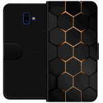 Lompakkokotelo Samsung Galaxy J6+-laitteelle, jossa on Ylellinen Kuvio kuvio Lompakkokotelo Samsung Galaxy J6+-laitteelle, jossa on Ylellinen Kuvio kuvio
