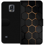 Lompakkokotelo Samsung Galaxy Note 4-laitteelle, jossa on Ylellinen Kuvio kuvio