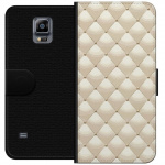 Lompakkokotelo Samsung Galaxy Note 4-laitteelle, jossa on Kultakiilto kuvio