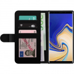 Lompakkokotelo Samsung Galaxy Note9-laitteelle, jossa on Ylellinen linja kuvio