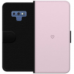 Lompakkokotelo Samsung Galaxy Note9-laitteelle, jossa on Sydän kuvio