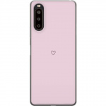 Kännykkäkuori Sony Xperia 10 II-laitteelle, jossa on Sydän kuvio