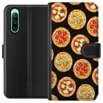 Lompakkokotelo Sony Xperia 10 IV-laitteelle, jossa on Pizza kuvio