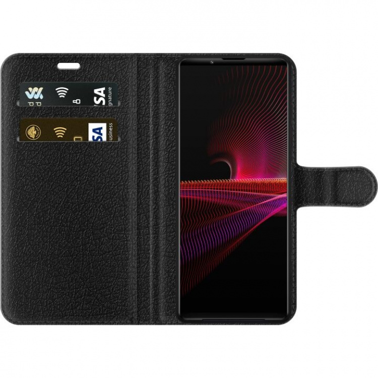 Lompakkokotelo Sony Xperia 1 III-laitteelle, jossa on Ylellinen Kuvio kuvio