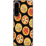 Kännykkäkuori Sony Xperia 1 IV-laitteelle, jossa on Pizza kuvio