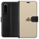 Lompakkokotelo Sony Xperia 5 III-laitteelle, jossa on Nalle kuvio