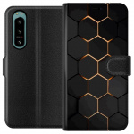 Lompakkokotelo Sony Xperia 5 IV-laitteelle, jossa on Ylellinen Kuvio kuvio